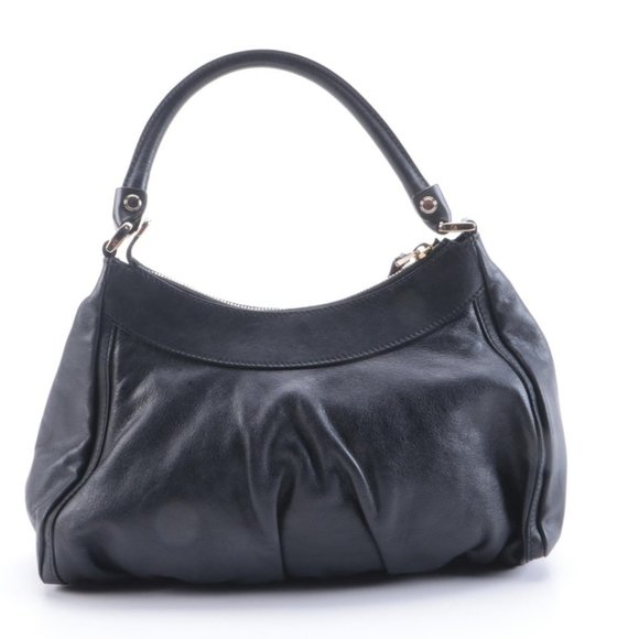 Authentic GUCCI Black Leather D-Ring Hobo - Picture 3 of 7